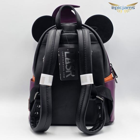 Loungefly Disney Minnie Mouse Witch Cosplay Pumpkin Halloween Mini Backpack Bag - Picture 5 of 5